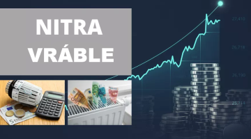 Ceny energi za teplo NITRA a VRBLE