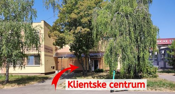 Klientske centrum OSBD na Dlhej 4 v Nitre