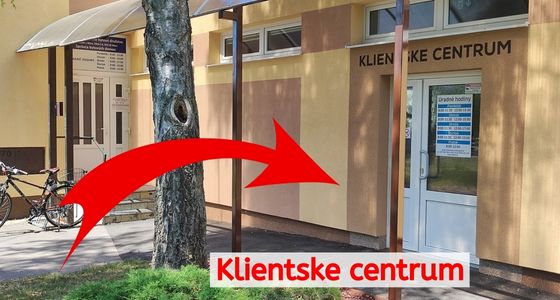 Klientske centrum OSBD na Dlhej 4 v Nitre