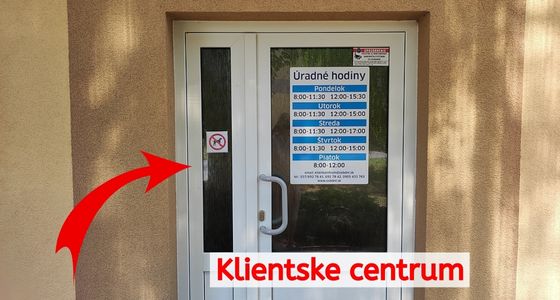 Klientske centrum OSBD na Dlhej 4 v Nitre